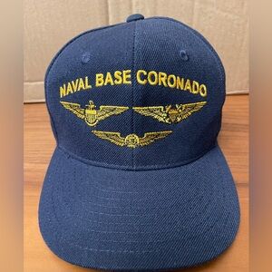 NAVAL BASE CORONADO US Navy Baseball Cap Hat Adjustable Strap